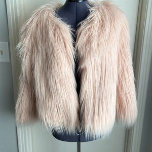 Pink faux fur Jacked BNWT